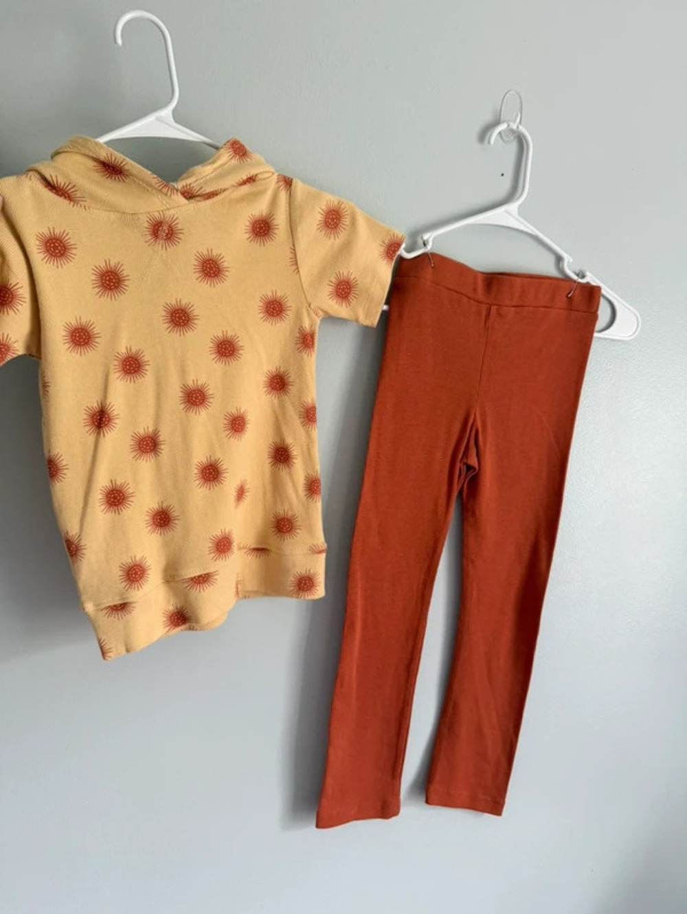 Kate Quinn Sun Print Hoodie + Leggings Set 6Y NWT